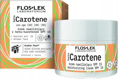 Zdjęcie produktu dla Flos-Lek Krem Nawilżający Z Beta-Karotenem 50 Ml
