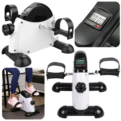 Zdjęcie produktu dla Mini rower treningowy Rower rehabilitacyjny LCD Trenażer rąk i nóg