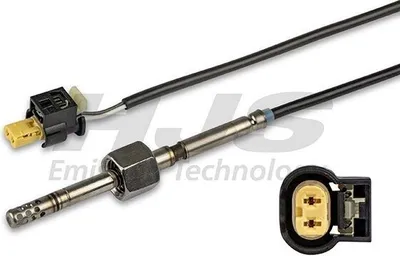 Produktbild von HJS 92 09 4225 Abgastemperatursensor passend für MERCEDES-BENZ C-Klasse Limousine (W204) M14x1.5 440mm