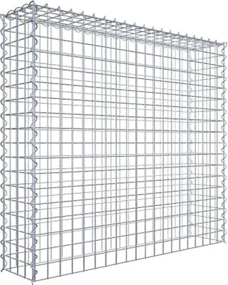 Zdjęcie produktu dla Dodatkowy gabion typ 3 100 cm x 90 cm x 20 cm (dł. x wys. x gł.), rozmiar oczek 5 cm x 5 cm, spirala