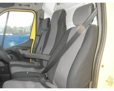 Obrázok produktu pre Sada 2+1 – šedo-čierne poťahy na predné sedadlá, vhodné pre Renault Master (2009–2016)