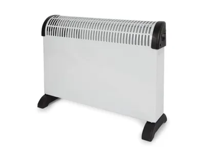 Produktbild von Perel Konvektorheizung 2000W, elektrischer Konvektor, Heizlüfter mit 3 Heizstufen, Turbolüfter,