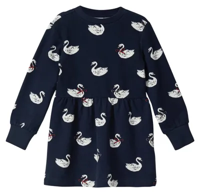 Image de Robe sweat confortable s.Oliver, imprimée en motif intégral