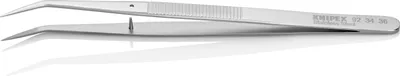 Produktbild von Knipex Praezisionspinzette Fuehr.Stiftvernickelt in 155 mm Länge - 92 34 36