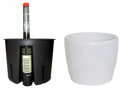 Produktbild von Set3 Blumentopf Venus weiß 18/12 Ø 20cm Höhe 13.5cm+KT+WA