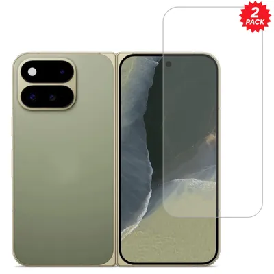 Immagine prodotto di 2 protezioni in vetro temperato per lo schermo del Google Pixel 11 Pro Fold, durezza 9H