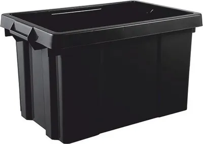 Image de Conteneur de stockage professionnel 54 litres gris - Eda
