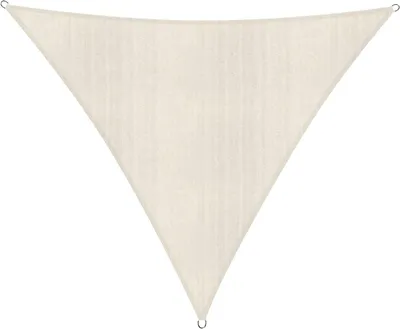 Produktbild von Lumaland Sonnensegel Dreieck 3 x 3 x 3 m Wetterbeständiger Sonnenschutz creme