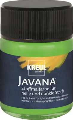 Produktbild von KREUL Textilfarbe JAVANA blattgrün 50 ml