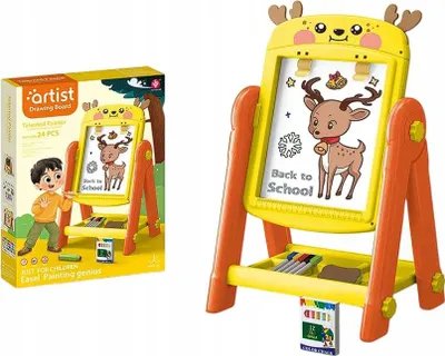 Produktbild von Kreatives Doppelseitiges Hirschbrett-Set für Kinder