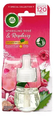 Image de Flacon d'huile parfumée Air Wick Rosé Champagne & Framboise, 19 ml