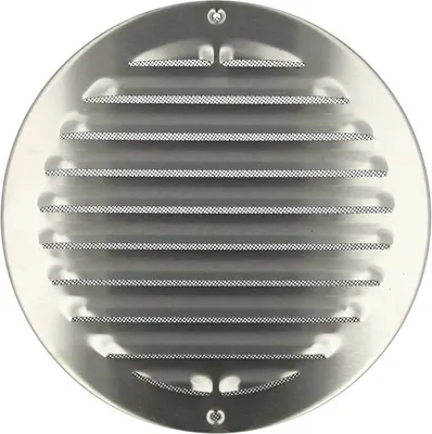 Produktbild von Upmann Wetterschutzgitter, rund Edelstahl gebürstet, 200 mm