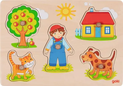 Produktbild von Katze, Hund,... Steckpuzzle
