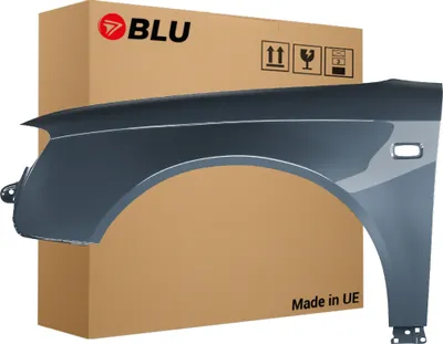 Produktbild von BLU Kotflügel Passend für Audi A4 B7 LX7Z Links Grau DelphinGrau | 2004-2008 | Vorderseite Vorne | Lackiert | Einbaufertig