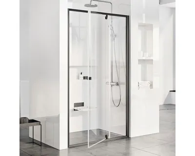 Obrázek produktu pro Sprchové dveře RAVAK Pivot PDOP2-100 black+Transparent 03GA0300Z1
