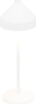 Image de Zafferano AMELIE Lampe de table LED blanche rechargeable et dimmable