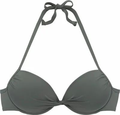 Produktbild von LASCANA Push-Up-Bikini-Top Italy oliv Größe 40 Cup A