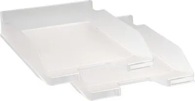 Produktbild von Exacompta 11323SD 2er Pack Briefablage COMBO MIDI, Office - Kristall