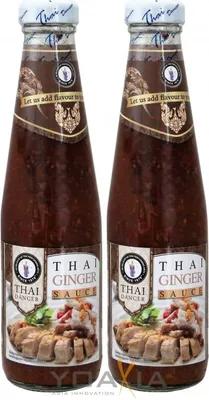 Produktbild von Doppelpack THAI DANCER Ingwersauce (2x 300ml) | Ingwer Sauce | Ginger Sauce