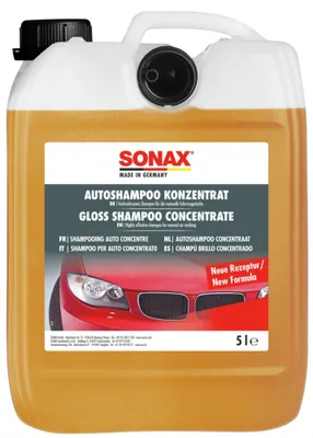 Produktbild von SONAX Autoshampoo 03145000 26,3cm 5L Kanister 5,399 5,424kg
