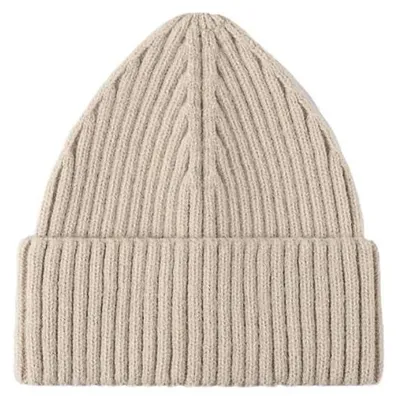 Obrázek produktu pro Pletené čepice typu "beanie" v barvě cappuccino