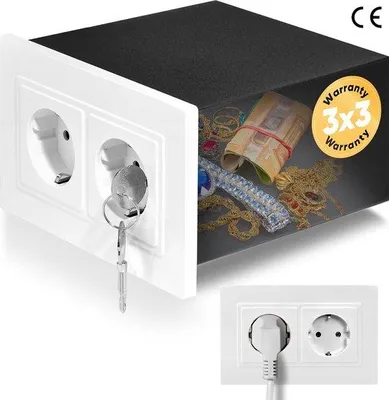 Produktbild von Famanu Wandtresor - Versteckte Wandmontage - Inklusive Schlüssel