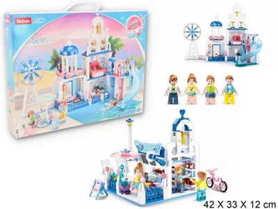 Imagen del producto de Klocki Sluban, Casa de vacaciones para niñas, 446 piezas, modelo 158031, marca GAZELO