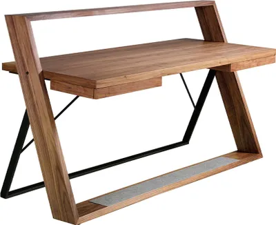 Produktbild von Angel Cerdá Schreibtisch aus Nussbaum und schwarzem Stahl 3216