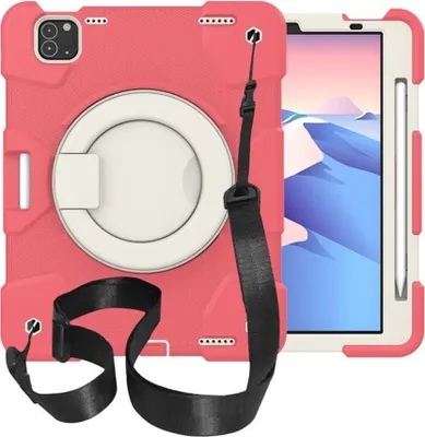 Immagine prodotto di Custodia per iPad Pro 11/Air 5/4 con supporto e tracolla Rosa