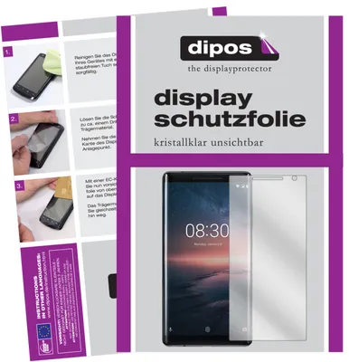 Produktbild von 2x Schutzfolie für Nokia 8 Sirocco klar Displayschutzfolie Folie Display Schutz