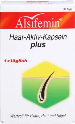 Produktbild von Alsifemin Haar-Aktiv-Kapseln plus, 30 St. Kapseln