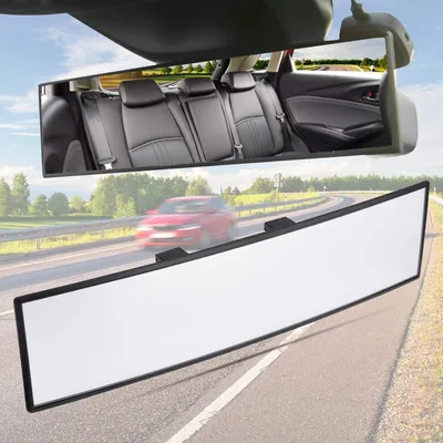 Produktbild von Auto Innenspiegel Panorama Weitwinkel Blendschutz Transparent 300 x 78 mm