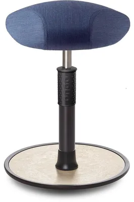 Produktbild von Sitz- Stehhocker Free Regular Triangel kvadrat Remix Jeans schwarz /creme.