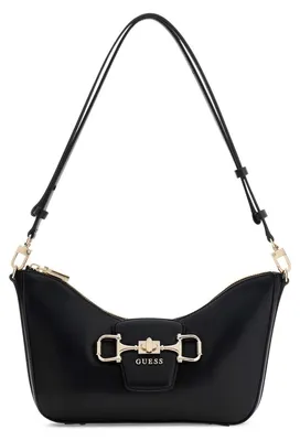 Produktbild von GUESS Schultertasche Umhängetasche Janie Convertible Shoulder Bag Black schwarz