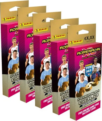 Produktbild von Panini FIFA 365 - 2024 Adrenalyn XL - 5 Premium Gold Packs