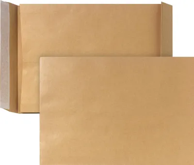 Produktbild von Faltenversandtasche B4, o. Fenster SK,braun,250x353mm,100St.Pack