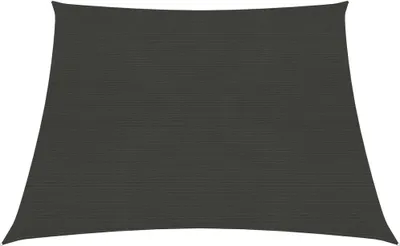 Produktbild von The Living Store Sonnensegel 160 g/m² Anthrazit 3/4x3 m HDPE