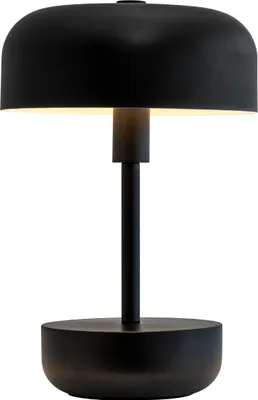 Zdjęcie produktu dla Lampa stołowa, bezprzewodowo ściemniana lampa stołowa, metalowa lampa stołowa LED, lampka do czytania, ładowana przez USB, czarna Haipot