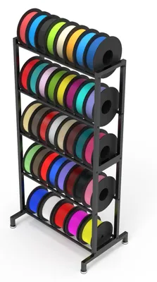 Image de Solidchoice - Étagère de rangement pour filaments métalliques, compatible avec les imprimantes 3D