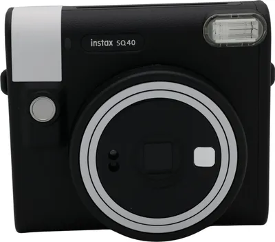 Produktbild von Fujifilm Instax Square SQ40, 62 x 62 mm, Schwarz, 90 s, 86 x 72 mm, 2/2, 0.3 - 0.5 m