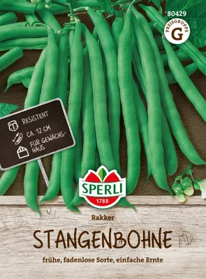 Produktbild von SPERLI Stangenbohnensamen Rakker Phaseolus vulgaris 10-15 Stangen