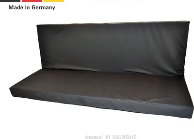 Produktbild von Faltsofa IVY 160x200x12cm anthrazit Schlafkomfort Erwachsene Kinder direkt vom Hersteller shogazi ® Manufaktur Germany