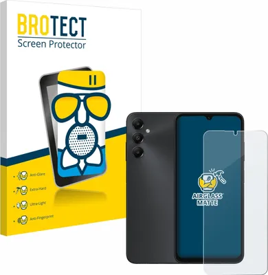 Produktbild von BROTECT Entspiegelungs Schutzglas für Samsung Galaxy A05s Schutzfolie Panzer Folie Glas Display Schutz matt