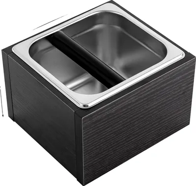 Image de Tasse à café, acier inoxydable, grande capacité, noir