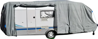 Produktbild von GreenYard® Wohnwagen Abdeckplane mit Reflektoren Größe XXL | 730 x 250 x 220 cm