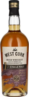 Image de West Cork 7 Years Old Single Malt Irish Whiskey 46% Vol. 0,7l