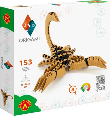 Produktbild von Alexander Toys ORIGAMI 3D – Skorpion – 153 Stück