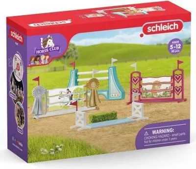 Zdjęcie produktu dla Akcesoria do toru przeszkód Schleich Horse Club 42612, Zestaw zabawek, Od 5 lat, 19 x 6 x 14,6 cm