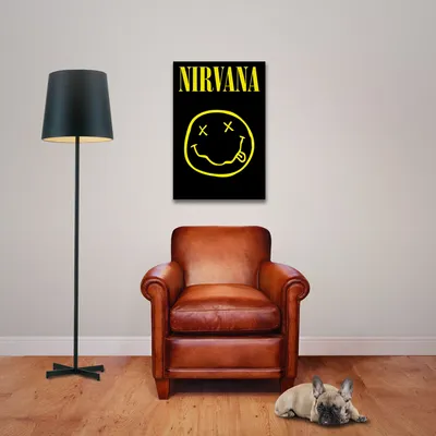 Image de Nirvana - Poster - Smiley + 1 Ü - Taille du poster 61x91,5cm