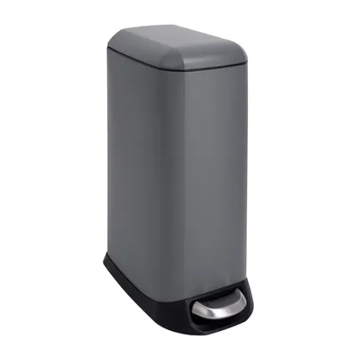Image de SVITA TS12 Poubelle à pédale Poubelle 12l incl. seau intérieur Pédale Gris